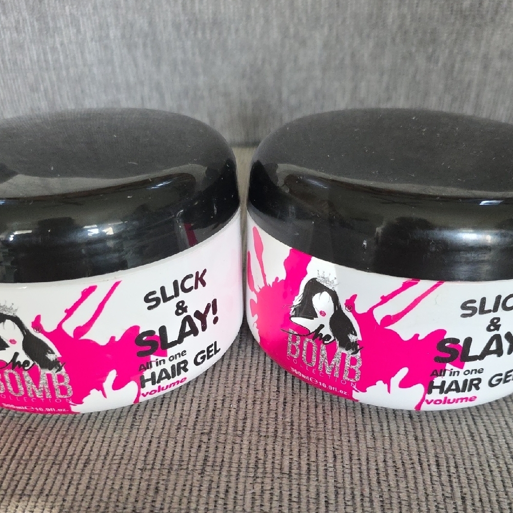 The Bomb Collection Slick & Slay All-in-one Hair Gel, 2 pack, 16.9oz. each, New. - Picture 6 of 9